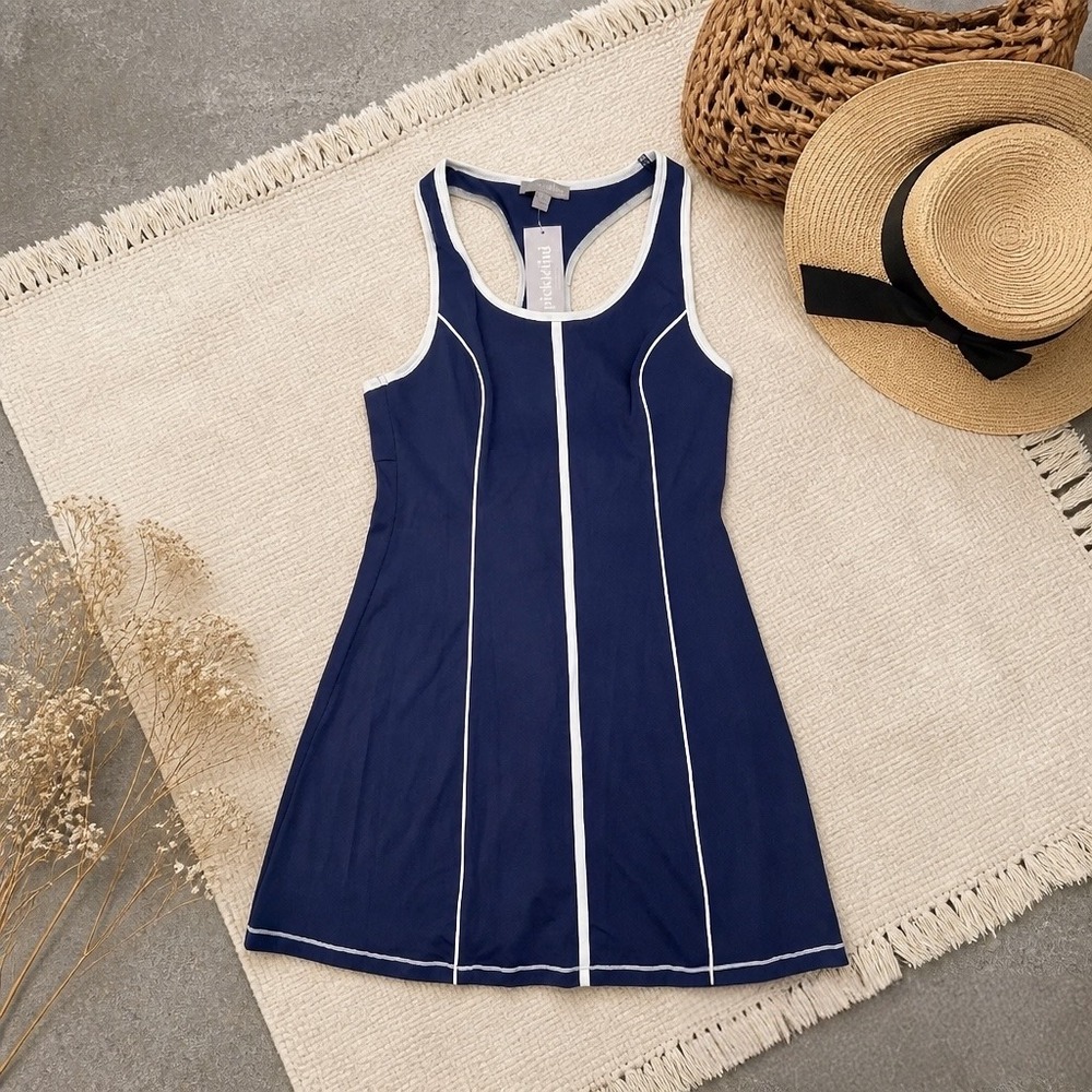 Pickletini NWT Tenniscore Athletic Dress M Racerback Pickleball Coastal Preppy